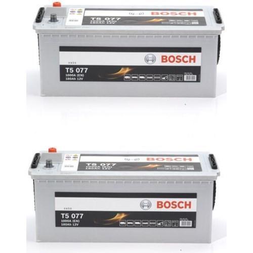 2 X Bosch T5 077 Accu 180Ah, Auto diversen, Onderhoudsmiddelen, Verzenden