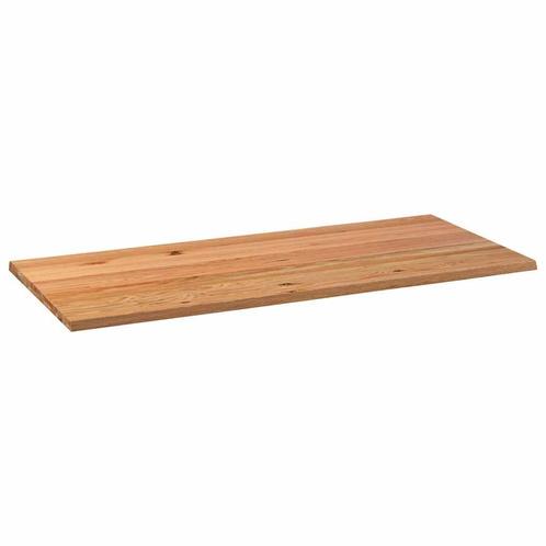 vidaXL Tafelblad rechthoekig 220x100x4,2 cm eikenhout, Huis en Inrichting, Tafels | Eettafels, Nieuw, Verzenden