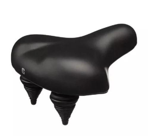 Fietszadel Selle Comfort Retro Medium - Zwart, Fietsen en Brommers, Fietsonderdelen, Verzenden