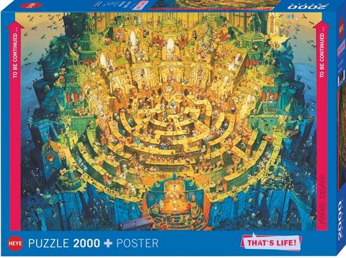 Thats Life - Deep Down Puzzel (2000 stukjes) | Heye -, Hobby en Vrije tijd, Denksport en Puzzels, Nieuw, Verzenden