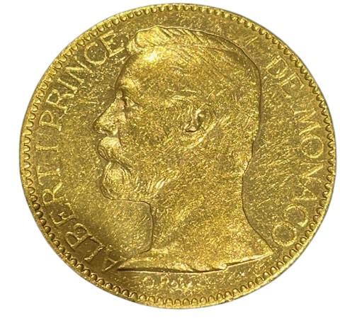 Gouden 100 Francs Monaco (1891-1904), Postzegels en Munten, Munten | Europa | Niet-Euromunten, Losse munt, Goud, Verzenden