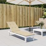 vidaXL Terrasstoelkussen (75+105)x50x4 cm beige, Huis en Inrichting, Woonaccessoires | Kussens, Verzenden, Nieuw, Beige