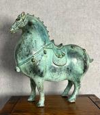 Beeld, Paard - 25 cm - Brons, Antiek en Kunst