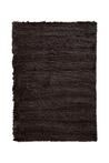 Vloerkleed hoogpollig (230x160 cm) bruin / zwart Home