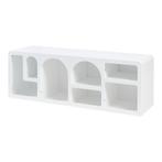 TV meubel Vågå 140x40x48 cm wit [en.casa], Verzenden, Nieuw