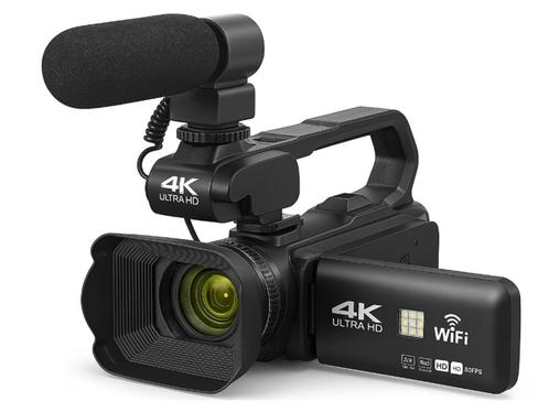 4K Videokamera Camcorder 64MP 60FPS 18X Digital Zoom Auto, Huis en Inrichting, Woonaccessoires | Overige, Zo goed als nieuw, Verzenden