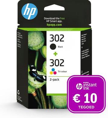 HP 302 - Inktcartridge kleur beschikbaar voor biedingen