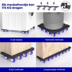 Moeve Meubelroller Stevige Meubeltransporter - 9 delige, Doe-het-zelf en Verbouw, Ophalen of Verzenden, Zo goed als nieuw