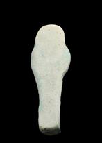 Oude Egypte, late periode Lichte faience Shabti (Zonder