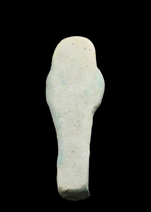 Oude Egypte, late periode Lichte faience Shabti (Zonder, Antiek en Kunst, Antiek | Overige Antiek