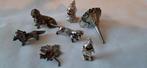 Miniatuur beeldje - Diverse zilveren miniaturen w.o. Honden