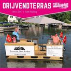 Drijvend Terras | 4x2,4m | Terrasboot | Werkvlot | Steiger, Watersport en Boten, Motorboten en Motorjachten, Nieuw, Buitenboordmotor