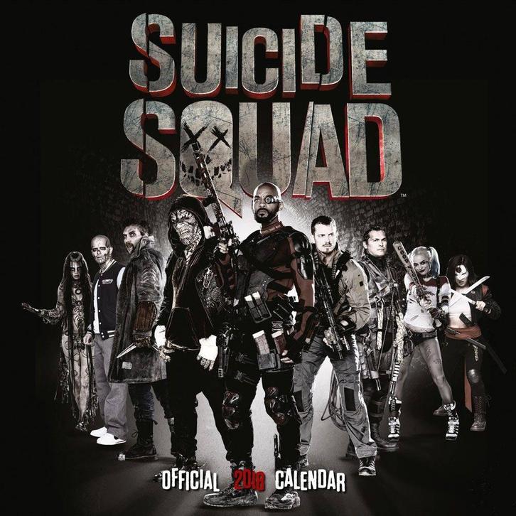 Suicide Squad Calendar 2018 English Version, Verzamelen, Film en Tv, Nieuw, Ophalen of Verzenden