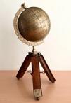 Globe (1) - messing, hout