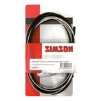 Simson Remkabelset RVS Shimano Rollerbrake zwart, Fietsen en Brommers, Fietsonderdelen, Verzenden, Nieuw