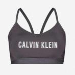 Calvin Klein support bralette - zwart/zilver