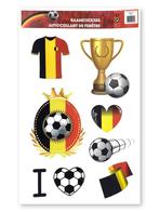 Raamstickers EK/WK Voetbal België 8198, Hobby en Vrije tijd, Nieuw, Verzenden