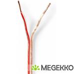 Speaker-Kabel | 2x 1,50 mm2 | 15,0 m | Op Rol | Transparant, Verzenden, Nieuw