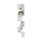 [en.casa]® Design wandplank - planken - wit model 4, Huis en Inrichting, Woonaccessoires | Wandplanken en Boekenplanken, Verzenden