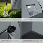 tectake® - Tunneltent voor 6 personen - Familietent op staho, Verzenden, Zo goed als nieuw