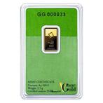 2,5 gram - Goud .999 - 2.5 gram Gold Bar Valcambi Green Gold