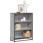 vidaXL Boekenkast 80,5x35x107,5cm bewerkt hout grijs sonoma, Verzenden, Nieuw, Overige houtsoorten