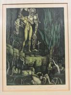 Ernst Fuchs (1930-2015) - Tanz mit dem Tod, Antiek en Kunst, Antiek | Overige Antiek
