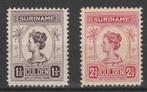 Postzegels Suriname 1913 NR.102-103 (1452), Postzegels en Munten, Postzegels | Suriname, Verzenden, Postfris