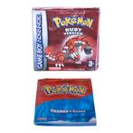 Game Boy (LEGE DOOS) Pokémon Ruby Version + Handleiding, Spelcomputers en Games, Verzenden, Zo goed als nieuw
