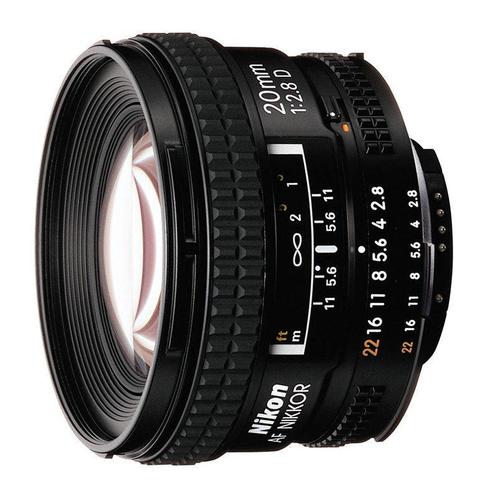 Nikon AF 20mm f/2.8D objectief - Tweedehands, Audio, Tv en Foto, Fotografie | Lenzen en Objectieven, Groothoeklens, Gebruikt, Verzenden