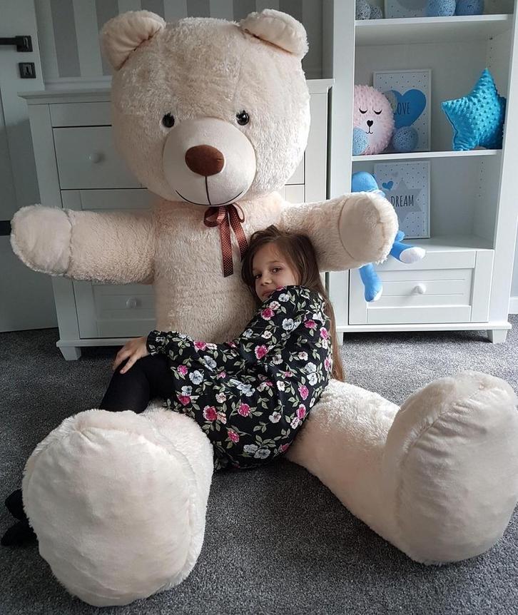 Grote Knuffelbeer 205cm | Katoen | Beste Prijs, Kinderen en Baby's, Speelgoed | Knuffels en Pluche, Nieuw, Beer, Ophalen of Verzenden