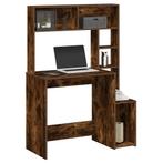 vidaXL Bureau met schappen 100x45x140 cm bewerkt hout, Verzenden, Nieuw