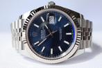 Horloge Rolex Datejust 41MM blauw 04/2025 Nieuw, ongedragen, Staal, Polshorloge, Nieuw, Ophalen of Verzenden