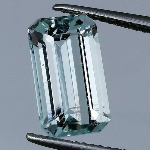 Aquamarijn  - 4.43 ct - Gecertificeerd gemmologisch rapport, Sieraden, Tassen en Uiterlijk, Edelstenen