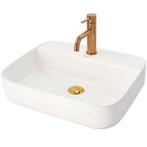 REA Luxe wastafelkraan - rosé goud - laag model - messing.., Ophalen of Verzenden, Nieuw