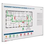 Whiteboard Evacuatie verbeterbord - 120x200 cm, Ophalen of Verzenden, Nieuw in verpakking