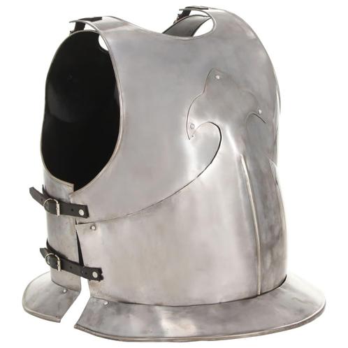 vidaXL Kuras middeleeuws replica LARP staal zilverkleurig, Verzamelen, Overige Verzamelen, Nieuw, Verzenden