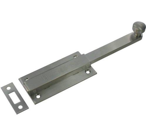 Grendelslot plat 200 mm RVS, Doe-het-zelf en Verbouw, Hang- en Sluitwerk, Nieuw, Ophalen of Verzenden