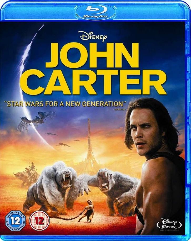 John Carter (UK) (Blu-ray), Cd's en Dvd's, Blu-ray, Gebruikt, Verzenden