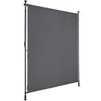 Zonnescherm Taija met handslinger - 120 x 310 cm, donkergrij, Tuin en Terras, Zonneschermen, Verzenden, Nieuw