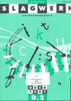 Slagwerk Spelling Antwoordenboek D2 Groep 6, Boeken, Verzenden, Nieuw