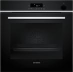 Siemens HR572GBS3 inbouw oven met stoom en pyrolyse - zwart, 45 tot 60 cm, Verzenden, Hete lucht, Nieuw