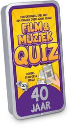 Film & Muziek Quiz - 40 jaar | Miko Products - Kaartspellen, Hobby en Vrije tijd, Gezelschapsspellen | Kaartspellen, Verzenden