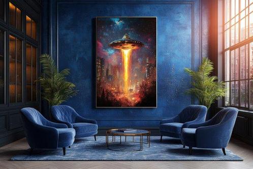 Iconica - Galactic Invasion · XXL, Antiek en Kunst, Kunst | Schilderijen | Modern