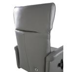Sta-Op en Relaxfauteuil Veneto - Lichtgrijs Leer, Ophalen of Verzenden, Nieuw