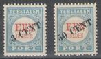 Nederland 1906/1910 - Portzegel overdruk in zwart - NVPH P27, Postzegels en Munten, Postzegels | Nederland, Gestempeld