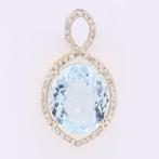 Zonder minimumprijs - Hanger - 14 karaat Geel goud - 3.58ct., Sieraden, Tassen en Uiterlijk, Antieke sieraden