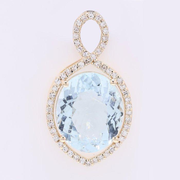 Zonder minimumprijs - Hanger - 14 karaat Geel goud - 3.58ct., Sieraden, Tassen en Uiterlijk, Antieke sieraden