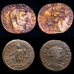 Romeinse Rijk. Maximianus (286-305 n.Chr.). Lot of two (2)