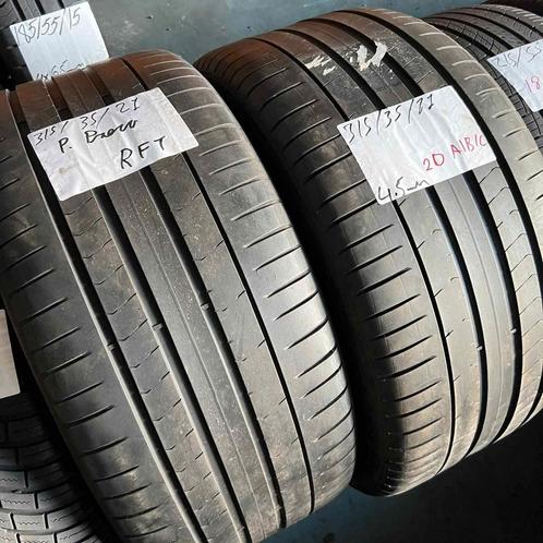 2 x Pirelli PZero 315-35-21 RFT Zomerbanden 4,5mm, Auto-onderdelen, Banden en Velgen, 21 inch, Zomerbanden, 315 mm, Personenwagen